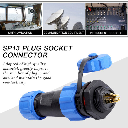 IP67 SP13 3Pin wasserdichter Stecker 2