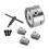 4in 3-Jaw Self Centering Lathe Chuck Extra Jaws 2