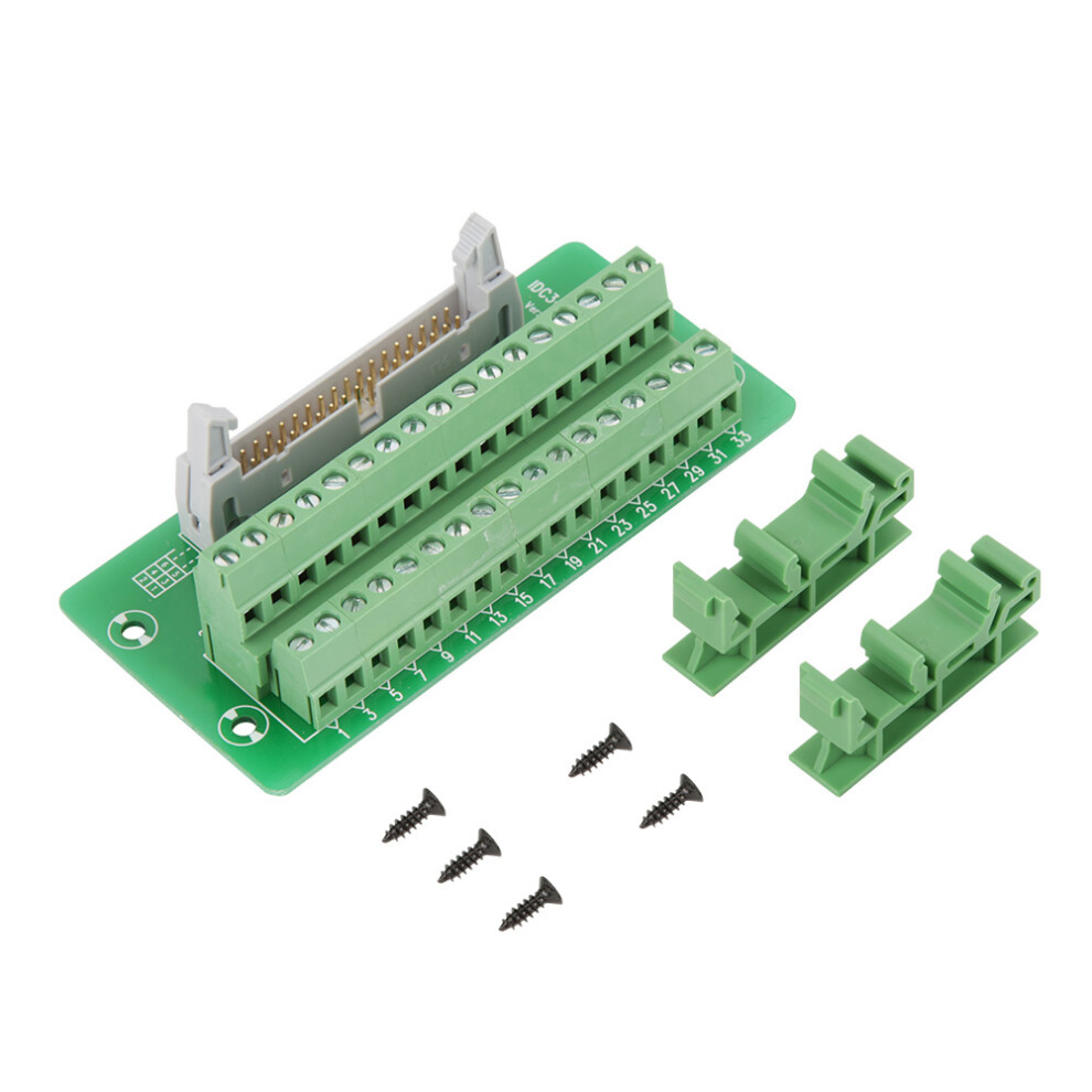 Idc34p 34Pin Male Header Breakout Board Connector Plc With Bracket 610830950941