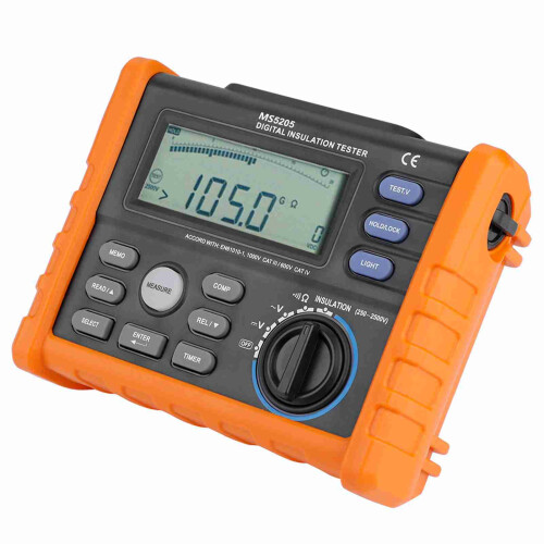 MS5205 Digital Isolationswiderstandsmessgerät 0,01MΩ-100GΩ 2500V 2