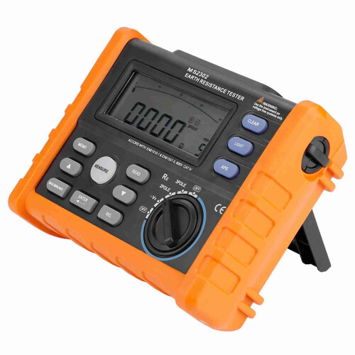 PEAKMETER MS2302 Digitaler Erdungswiderstandstester 0-4kΩ 1