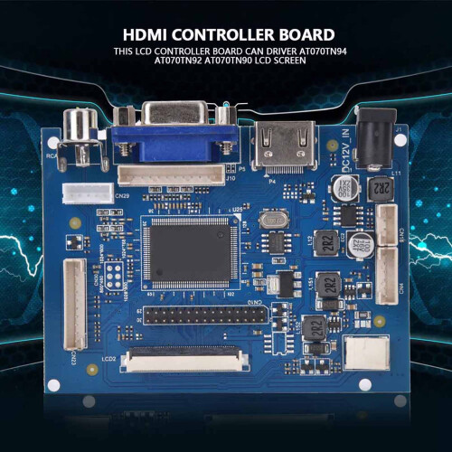 HDMI VGA AV LCD Controller Board AT070TN92 50Pin 2