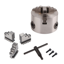 SANOU K11‑80 3‑Jaw Self-Centering Lathe Chuck 80mm