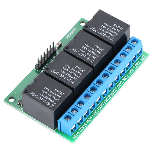 4 Channel 5V Flip Flop Latch Relay Bistable Self-locking