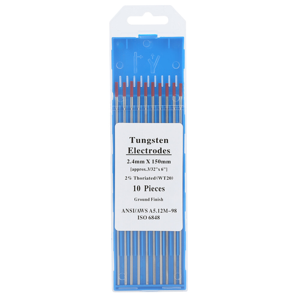 Wt20 Tungsten Electrode 2% Thoriated 2.4Mm*150Mm 610830950033