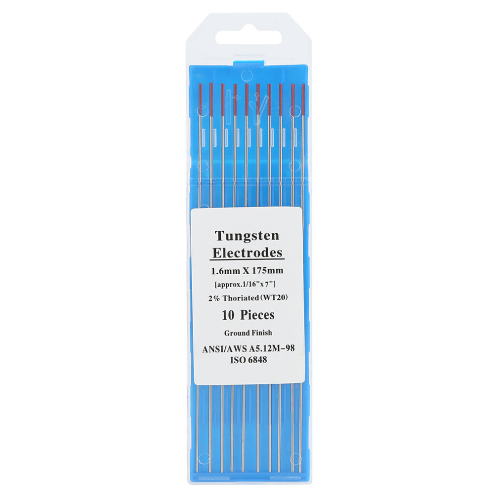 Wt20 Tungsten Electrode 2% Thoriated 1.6Mm*175Mm 610830950064