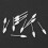 12Pcs FL2 High Speed Sand Dental Grinding Head Set 5