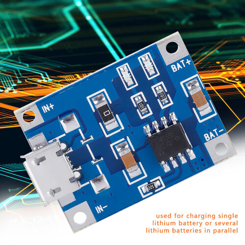 10x Micro-USB 1A Lithium-Batterie-Ladegerät Schutzmodul 2