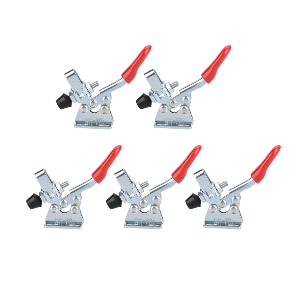 5Pcs Galvanized Toggle Clamp Hand Hold Vertical Type 610830947187
