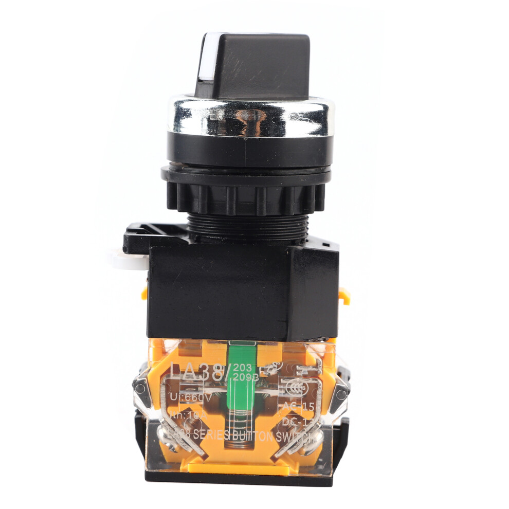 22Mm Round Rotary Selector Switch 2 Positions Nc + No Self Locking 610830948177