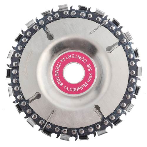 22-Zahn-Holzschnitz-Scheibe für 100/115-mm-Winkelschleifer