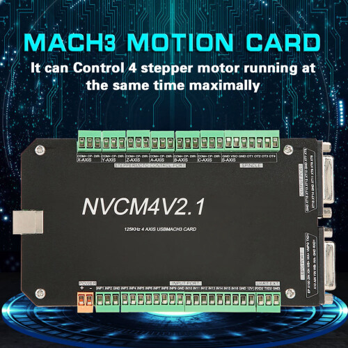 NVCM 6-Achsen-CNC-Controller USB für Schrittmotor 2