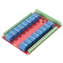 Isolated 16 Channel Relay Module DC 12V High/Low Level Trigger