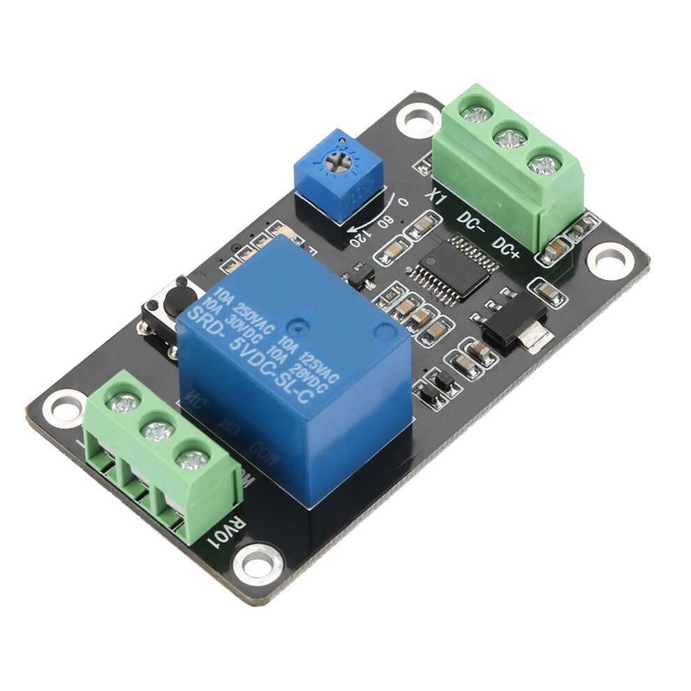 Delay Timer Relay 555 Timer Dc 5V Self Locking 610830946357