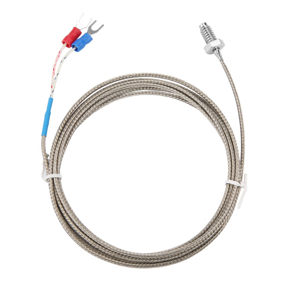 M6 BSW Screw Thread K Type Thermocouple Probe 2M Cable