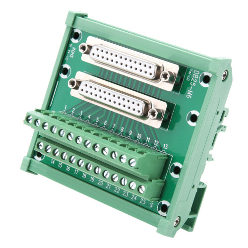 DB25-M6 DIN Rail Mount Terminal Block Connector 1