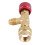 1/4''-5/16'' Brass Flow Control Valve for R410A Charging Hose 5