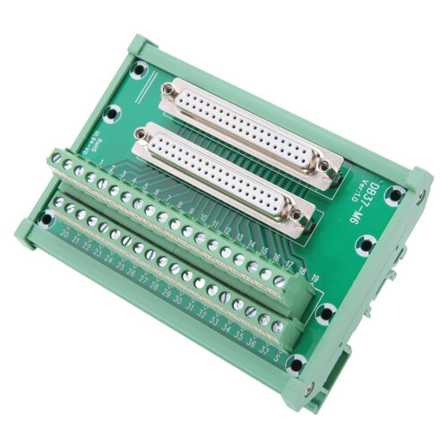 DB37-M6 DIN Rail Mount Terminal Block Connector 1