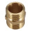G1" Brass Pipe Fitting Hex Nipple Water Tube Connector 4