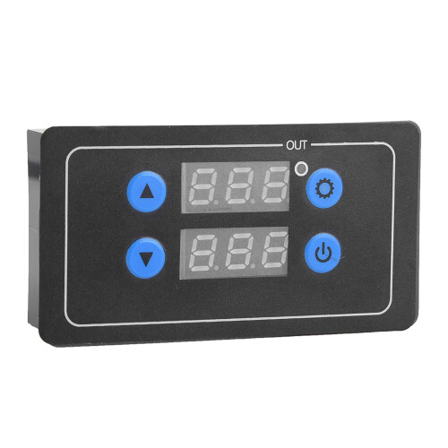YF-4 Adjustable Cycle Delay Timer Relay DC 12V Digital Display 1