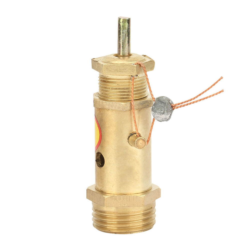 G1/2 Brass Air Compressor Safety Release Pressure Valve (10Kg) 610830942304