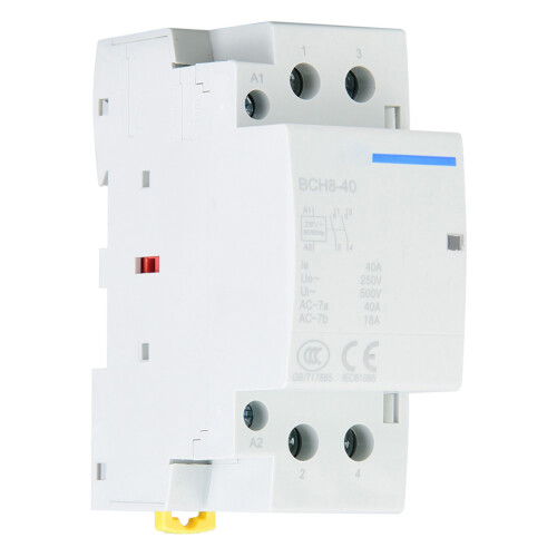 Wechselstrom-Kontaktor 2P 40A 2NO 50/60Hz DIN-Schiene