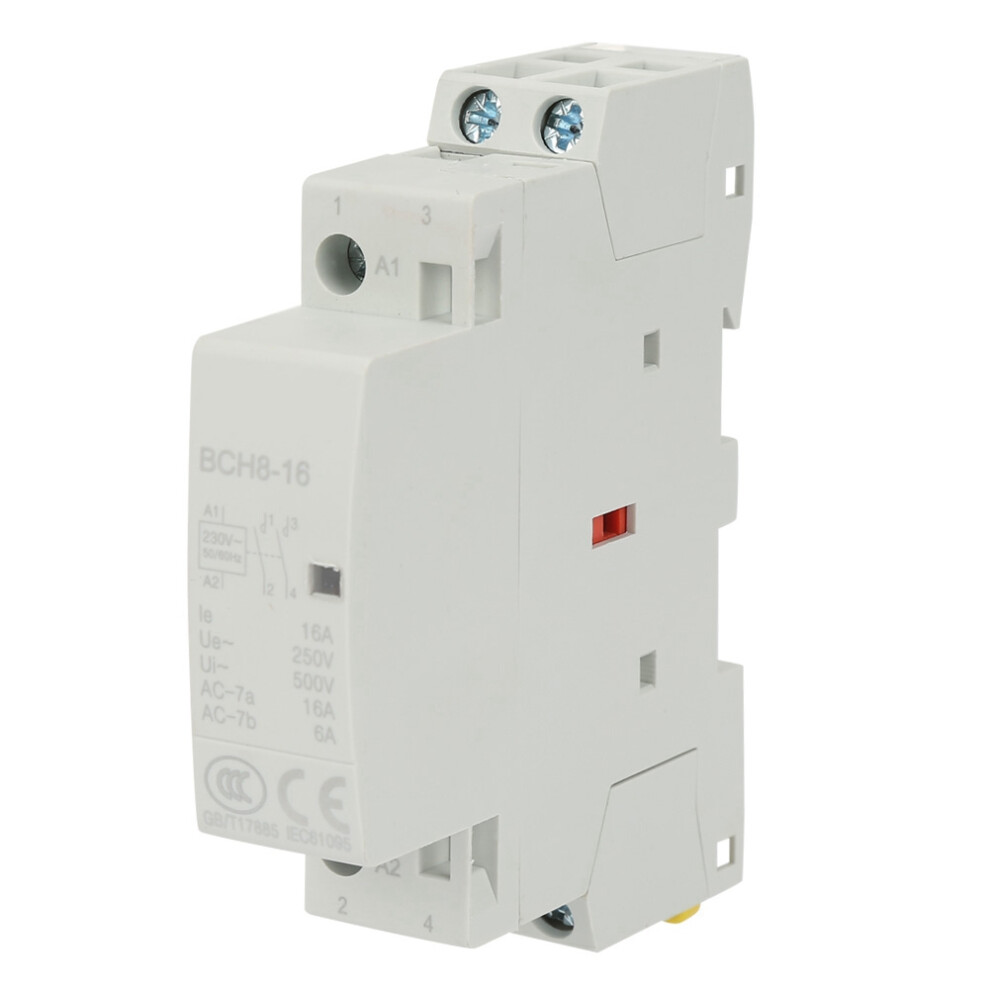 2P 16A 220V/230V 2No 50/60Hz Din Rail Householdâ Ac Contactor 610830943783