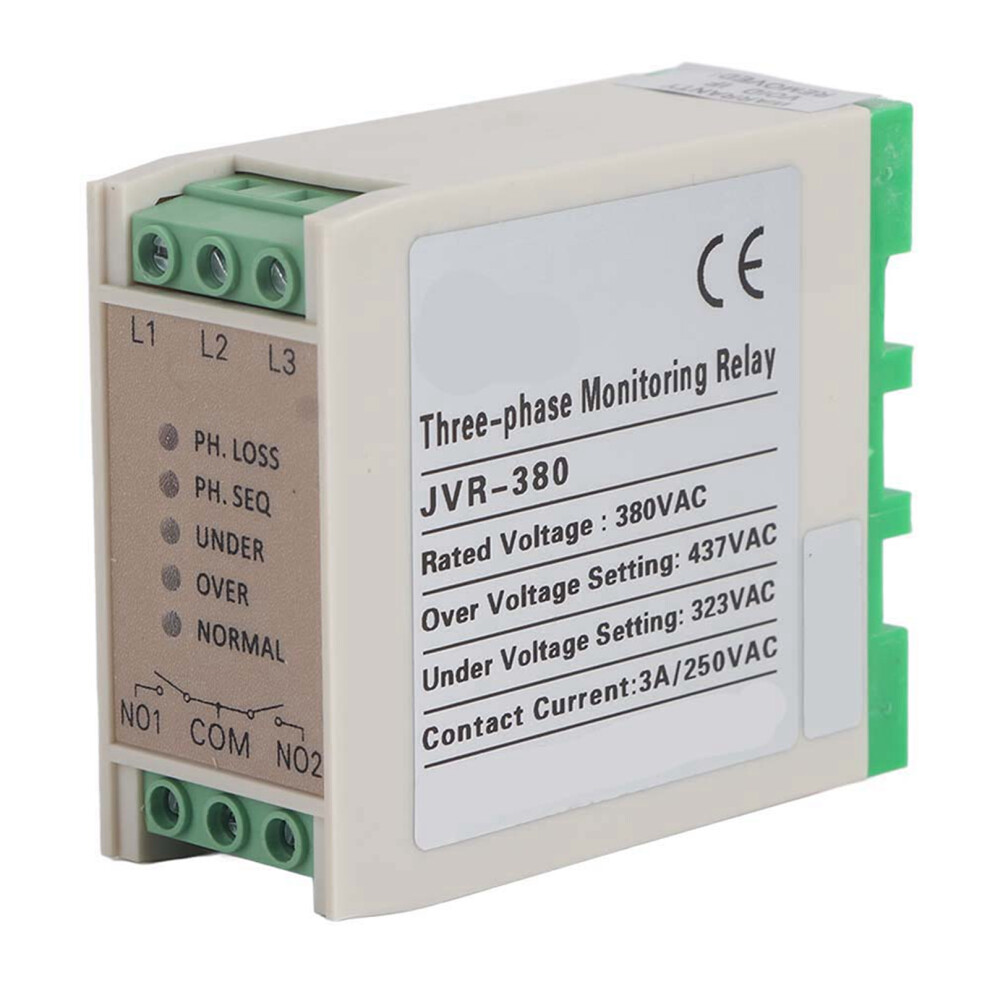 Jvr-380 Phase Sequence Protection Relay Voltage Control 610830943899
