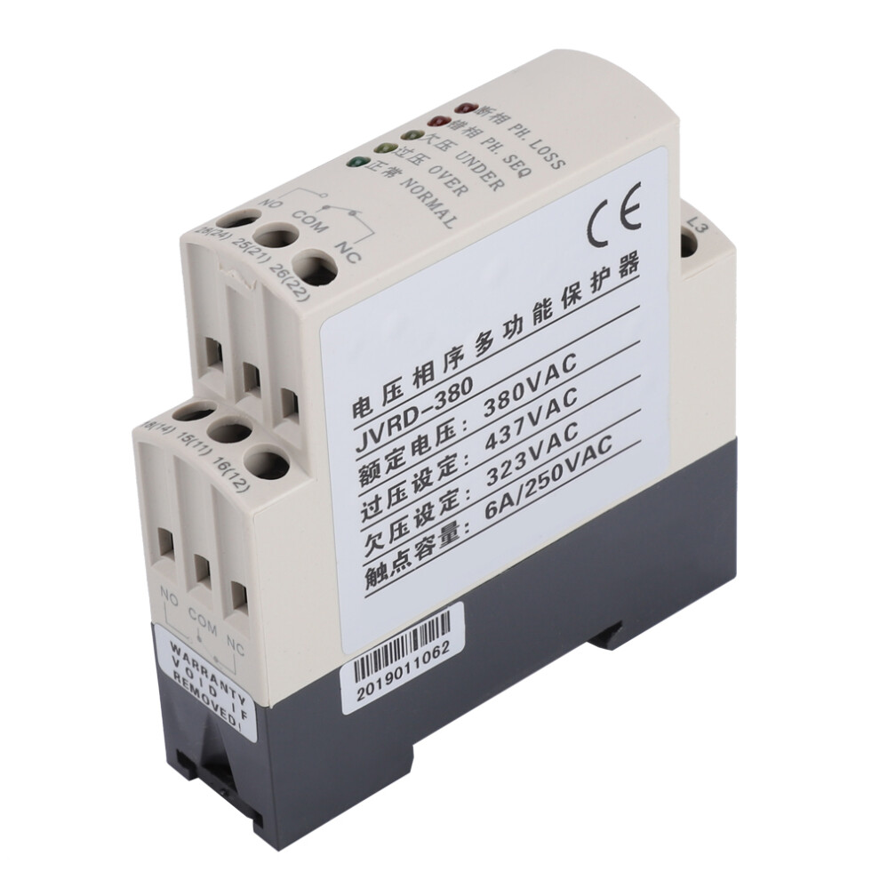 Jvrd-380 Phase Sequence Protection Relay 380Vac 610830943936