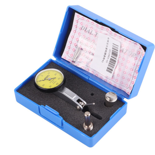 0-40-0 0.01mm Precision Dovetail Rail Dial Indicator 2 Ruby Probes 1