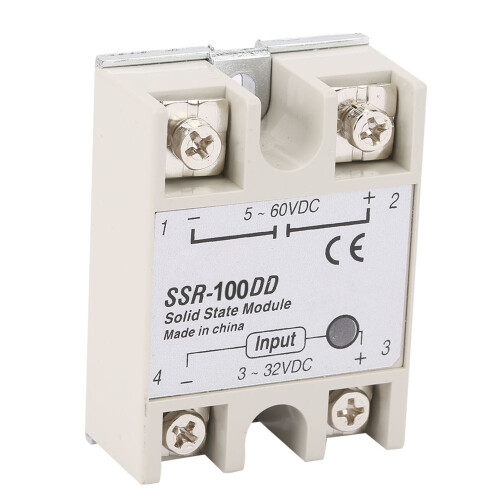 SSR-100DD Solid State Relay Module SSR DC Control DC Input 3-32V DC 2