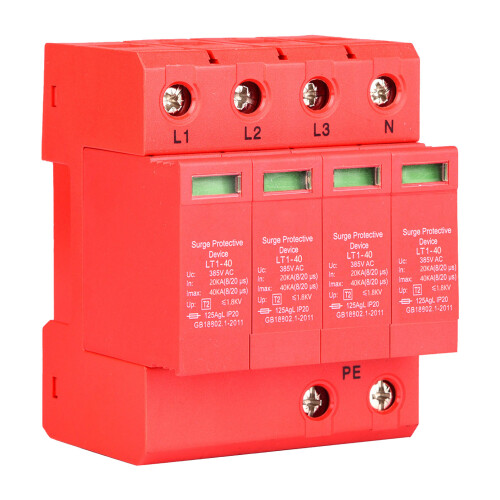 4P 40KA 385V Überspannungsschutz 20A 1