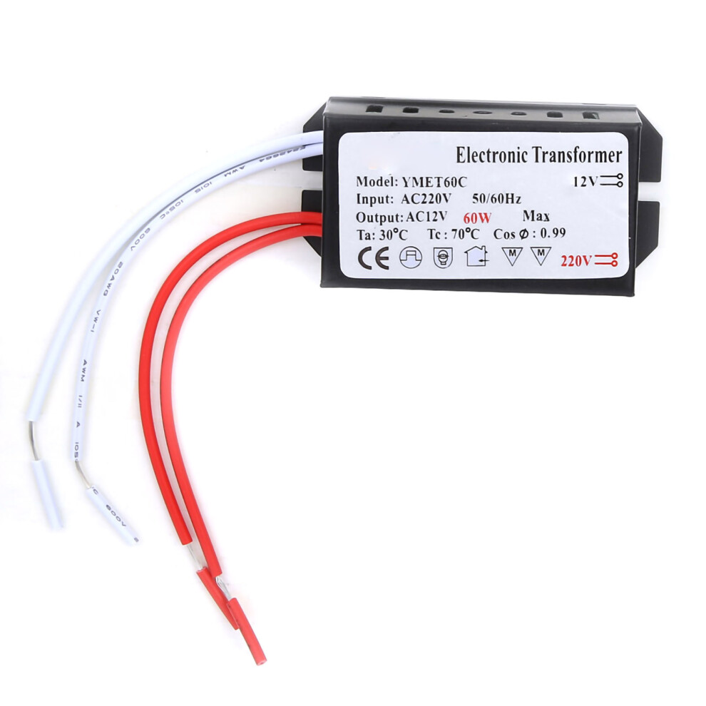 12V Electronic Transformer Smart Power Supply Driver 60W 610830941956