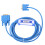 Blue PC TTY PVC Cable for Siemens S5 PLC 6ES5734-1BD20 1