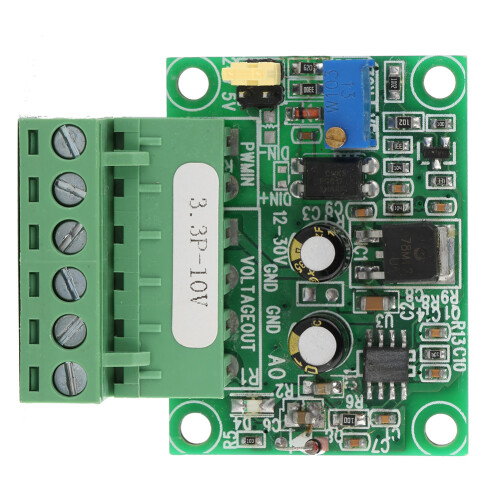 3.3V PWM to 0-10V D/A Converter Module 1