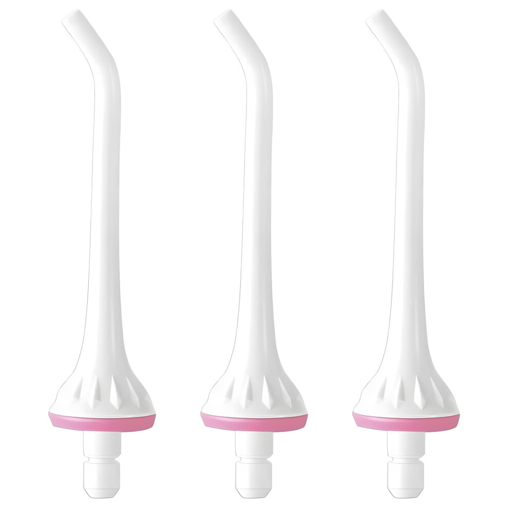 Replacement Tips 3-Pack For Coslus, Hangsun, Nicwell Water Flosser Jet Tip Nozzle ABS Material White