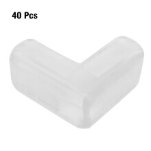40pcs Baby Safety Corner Transparent Edge Guard Cover