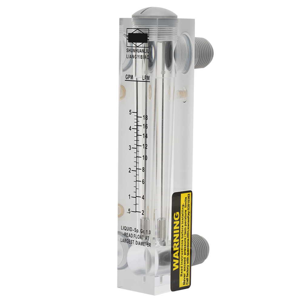 Lzm-15 0.5-5Gpm Knob Panel Flowmeter Zg1/4" 610830940041