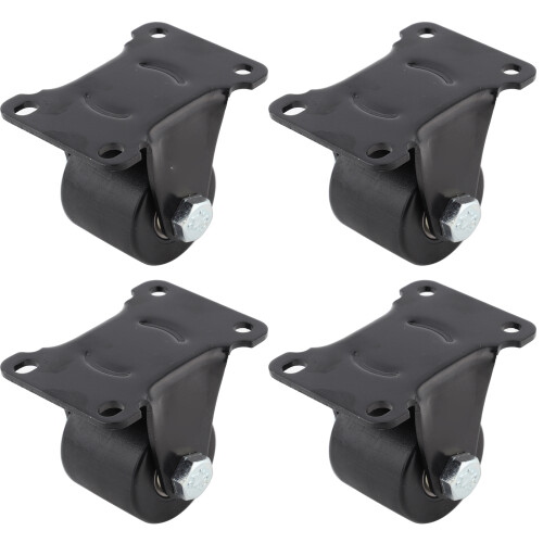 4pcs 2" Nylon Fixed Swivel Casters