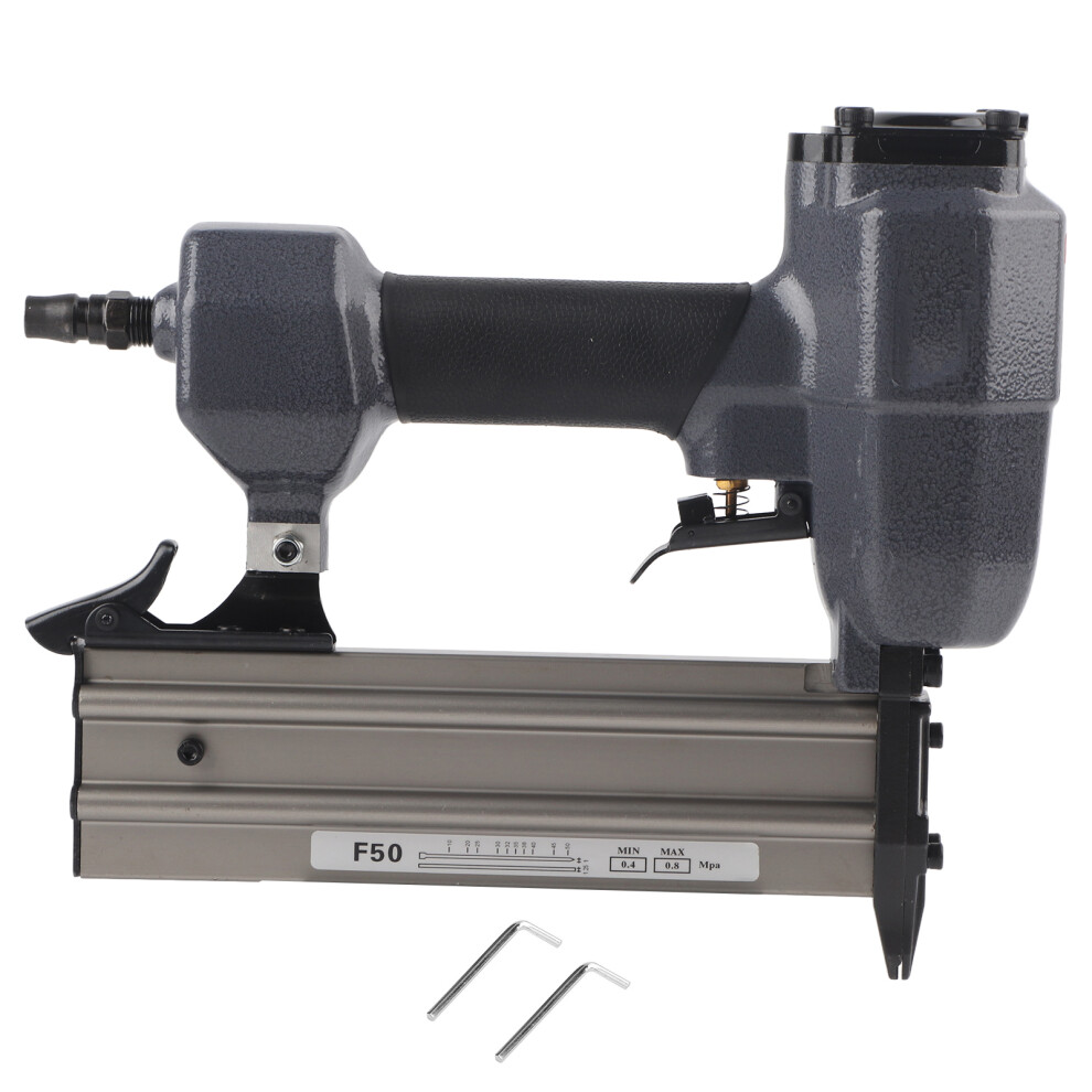 F50 Pneumatic Nail Gun Woodworking Air Nailing Stapler 610830939731