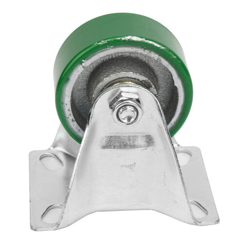 4pcs 3" Heavy Duty Hooded Caster PU Rubber Rigid 2