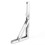 Stainless Steel Wall Mounted Folding Bracket Corner Shelf Support 12in 2