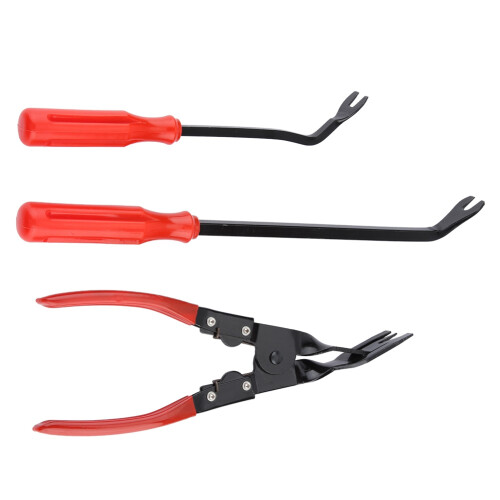 3pcs Car Door Panel Clips Pliers Trim Removal Tool 1