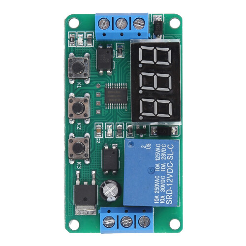 Single Channel Timer Control Switch Relay DC 12V 1