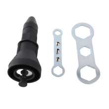 Nietnietwerkzeug-Adapter 2,4–4,8 mm Schwarz