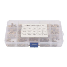 330pcs M2-M5 Brass Insert Nut Kit