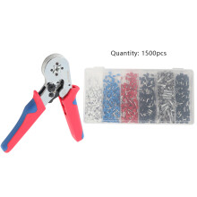 1500pcs E Tube Insulated Wire Crimp Terminals with Pliers