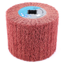 Wire Drawing Polishing Burnishing Wheel 80# for Scouring Pad