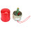 220VAC Drehblinker LED Warnleuchte rot 97mm 5