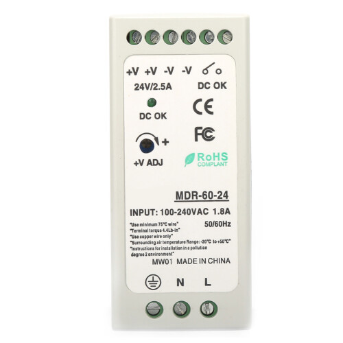 DIN Rail Netzteil 60W DC24V Single Output Industrie